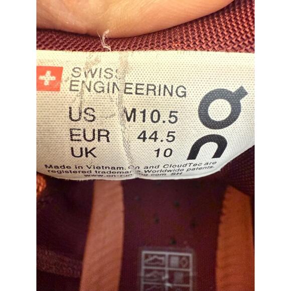 On Cloudflow Running Shoe Men size 10.5 - Picture 7 of 7